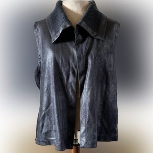 Joseph Ribkoff | Black vest sleeveless shrug